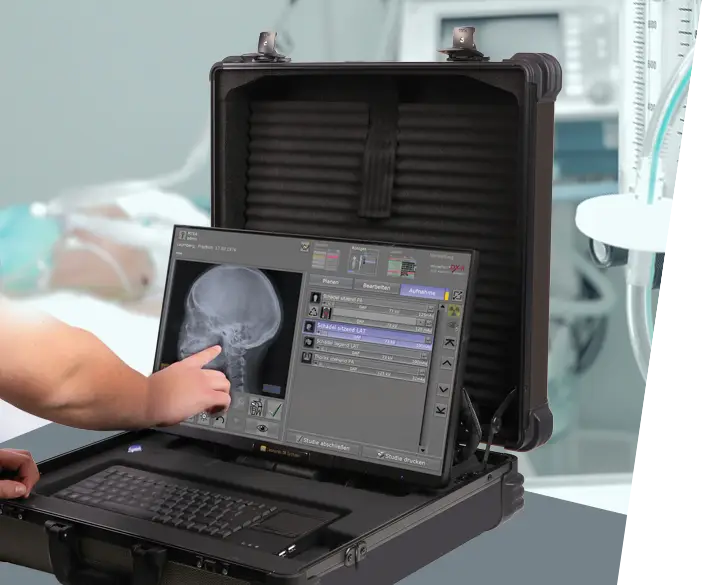 Leonardo DR mini III - flexibles und leichtes Röntgensystem für Schiffsärzte
